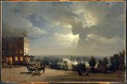 Hippolyte Sebron Vue De La Campagne De Richmond Germany oil painting artist